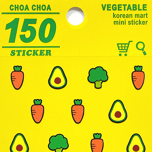 [씰] 마인드웨이브 CHOA CHOA 스티커 : 야채
