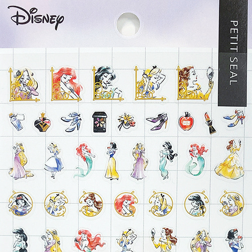 [씰] KAMIO 쁘띠 스티커 : 디즈니 메이크업 프린세스