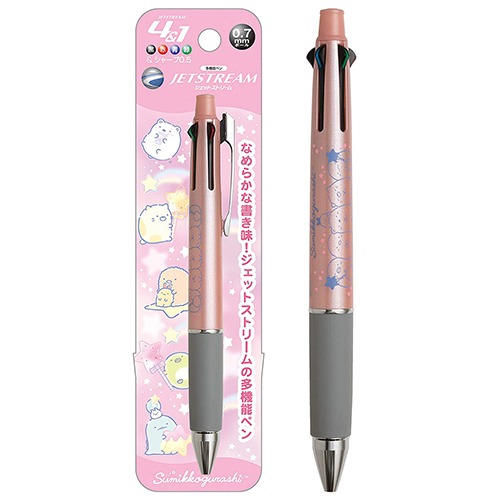[펜] SAN-X 제트스트림 4&amp;1 멀티펜 : 스밋코구라시 별 (핑크)