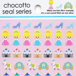 [씰] chocotto seal series 스티커 : 신데렐라