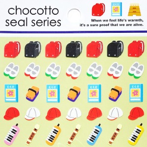 [씰] chocotto seal series 스티커 : 학교
