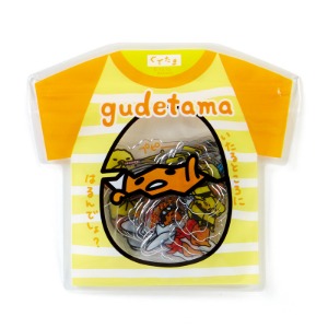 [후레이크씰] 산리오 여름 티셔츠 투명 조각스티커 : 구데타마