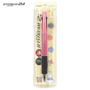 [펜] 미피 제트스트림 2&amp;1 멀티펜 (핑크 빨래)