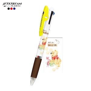 [펜] uni 디즈니 제트스트림 3색 볼펜 : 위니더푸 꿀단지