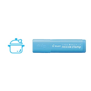 [스탬프] PILOT 프릭션 스탬프 (지워지는 스탬프) : 요리 냄비