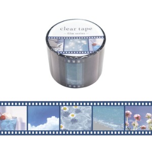 마인드웨이브 클리어 테이프 30mm : 필름 블루