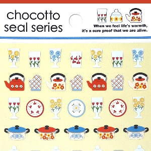 [씰] 초코토씰 chocotto seal series : 레트로 주방용품