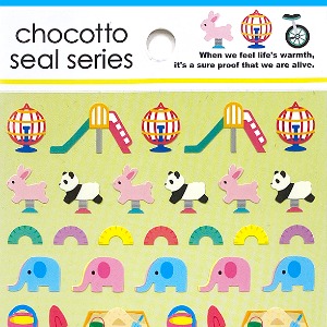 [씰] 초코토씰 chocotto seal series : 놀이터