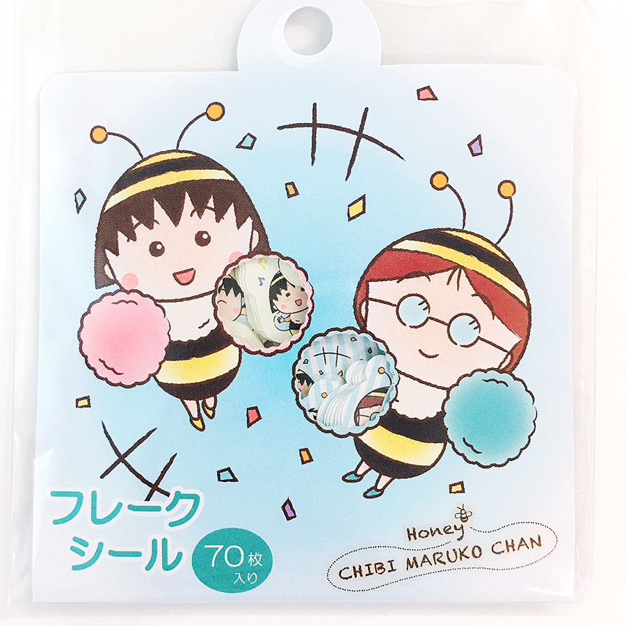 [후레이크씰] 치비 마루코짱 조각 스티커 : 꿀벌