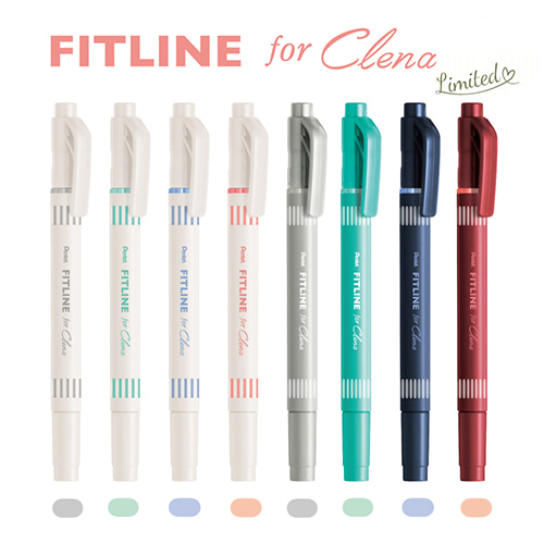[형광펜] 펜텔 핏라인 클레나 한정판 (소프트컬러) FITLINE for Clena