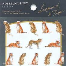 [씰] 마인드웨이브 스티커 NOBLE JOURNEY : leopard &amp; tiger