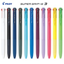 [펜] PILOT 슈퍼그립 G3 0.7mm 유성볼펜 3색 볼펜