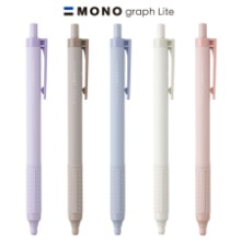 [펜] 톰보 모노그래프 라이트 스모키 컬러 볼펜 0.38mm,0.5mm